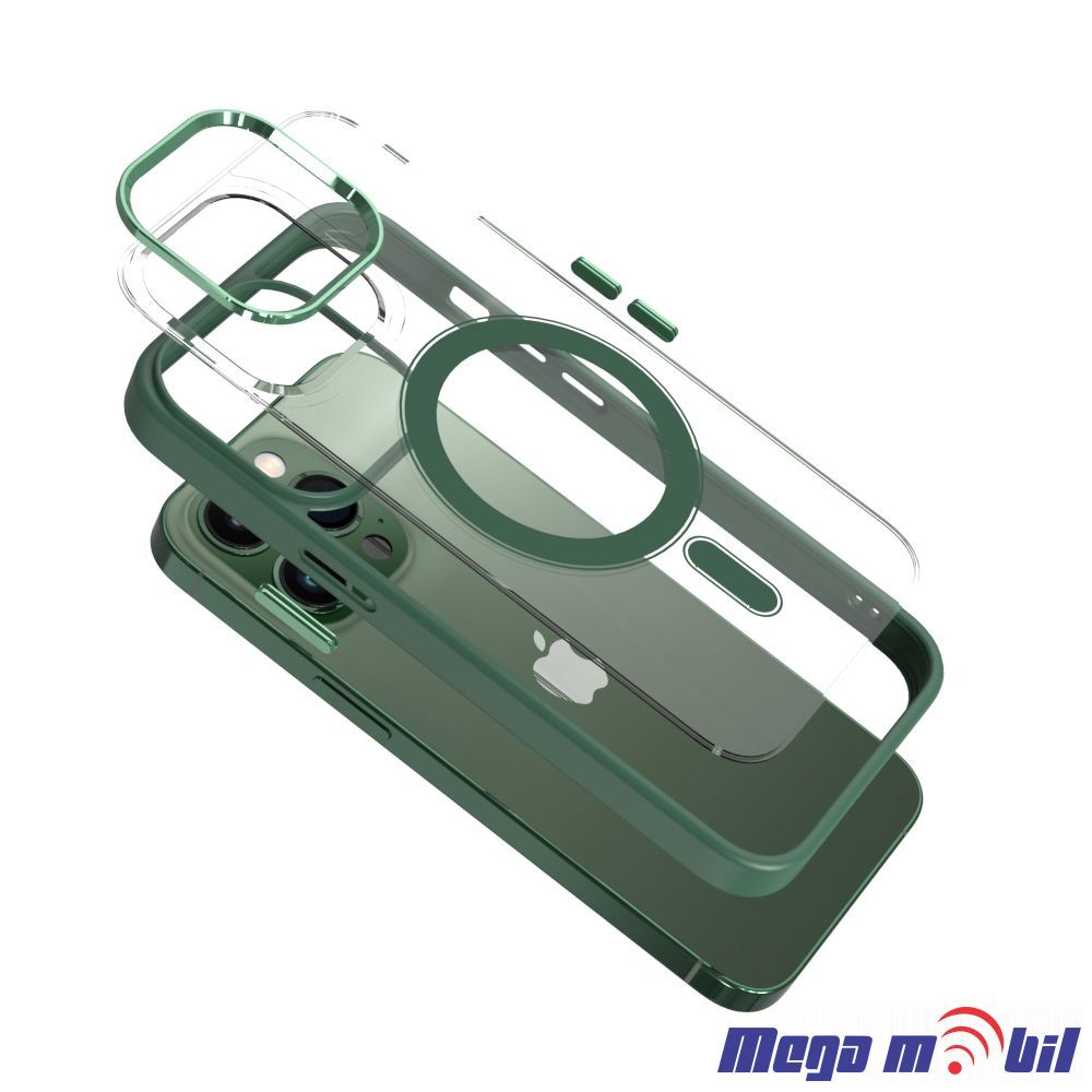 Futrola iPhone 13 Pro Max Magsafe Acrylic green.